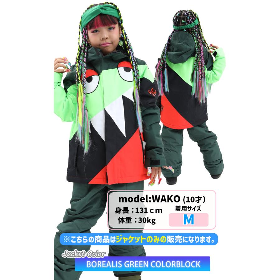 25-26 686 BOYS SNAGGLETOOTH OWEN INSULATED JACKET キッズ ジュニア スノーボード ジャケット SNAGGLETOOTHの画像