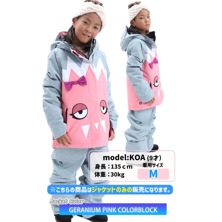 25-26 686 GIRLS SNAGGLETOOTH LUNA INSULATED JACKET キッズ ジュニア スノーボード ジャケットの画像