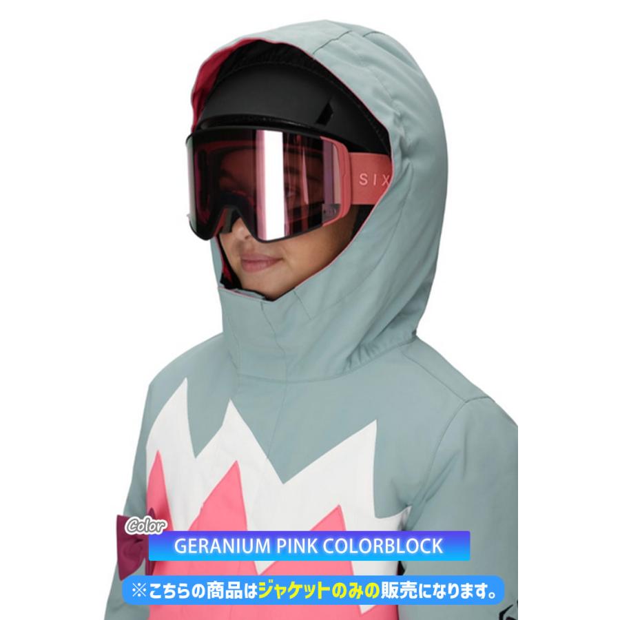 25-26 686 GIRLS SNAGGLETOOTH LUNA INSULATED JACKET キッズ ジュニア スノーボード ジャケットの画像