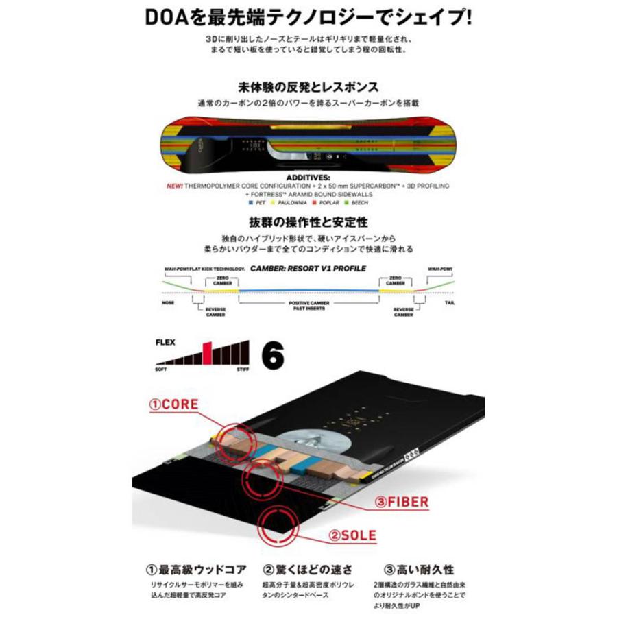 新春セール CAPITA キャピタ SUPER DOA D.O.A. 22-23 2023 スノーボード 板 メンズ 【1555215712】(55660円)