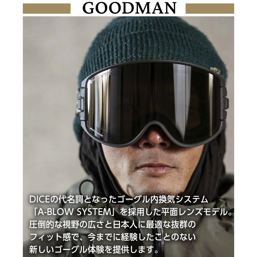 DICE 2025 ダイス GOODMAN グッドマン スノーボード ゴーグル DICE 2025 ダイス GOODMAN グッドマン スノーボード ゴーグル