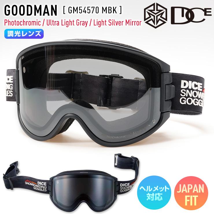 DICE（ダイス） 2026 DICE GOODMAN グッドマン スノーボード ゴーグル