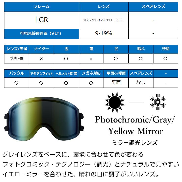 DICE SHOWDOWN ゴーグル グレー/ブラックミラー ¥19,800 【公式通販】