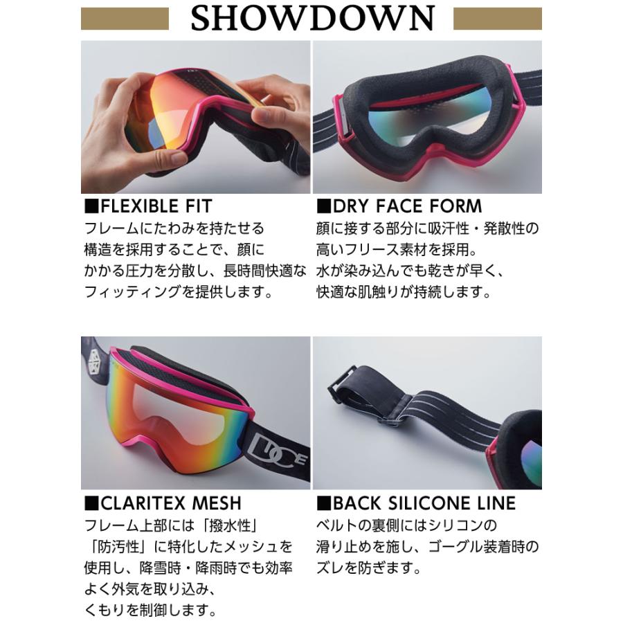DICE ダイス SHOWDOWN ショーダウン ゴーグル　調光レンズ使用 DICE（ダイス） 【早期予約】2027 DICE SHOWDOWN ショーダウン