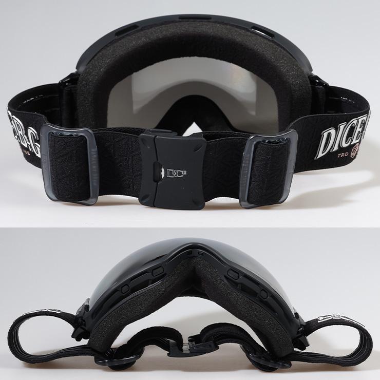 DICE（ダイス） 2025 DICE BANK バンク スノーボード ゴーグル BK45573