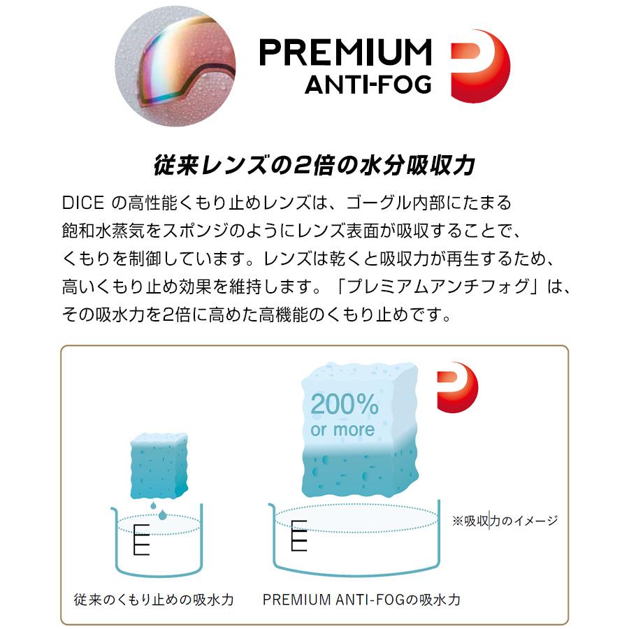 DICE（ダイス） 2025 DICE BANK バンク スノーボード ゴーグル BK41361