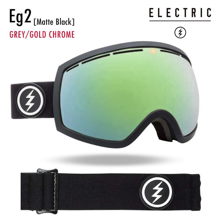 19-20 2020 ELECTRIC エレクトリック EGG ゴーグル Matte Black レンズ:GREY/GOLD CHROME メンズ  レディース スノーボード スキー :20400087:モアスノー Yahoo!店 - 通販 - Yahoo!ショッピング