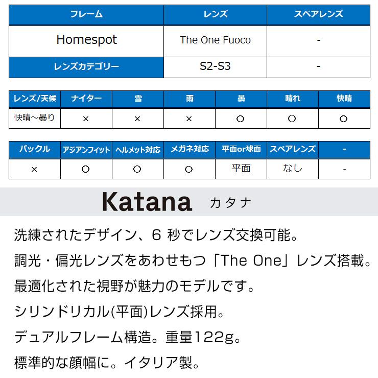 2026 OUT OF アウトオブ Katana カタナ スノーボード ゴーグル カラー : Homespot 偏光 調光 レンズ : The One Fuoco スキーゴーグルの画像