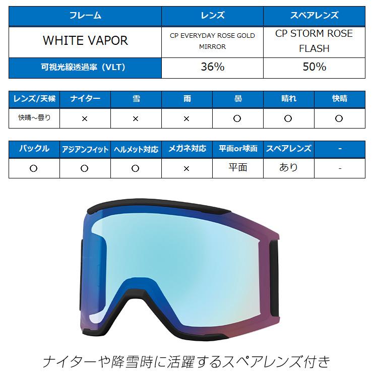SMITH（スミス） 2025 SMITH スノーボード ゴーグル Squad MAG