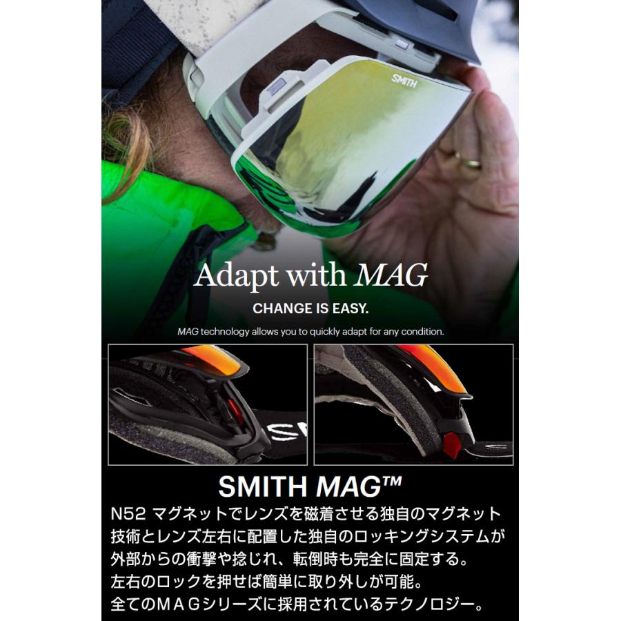 SMITH（スミス） 2026 SMITH スノーボード ゴーグル Squad MAG