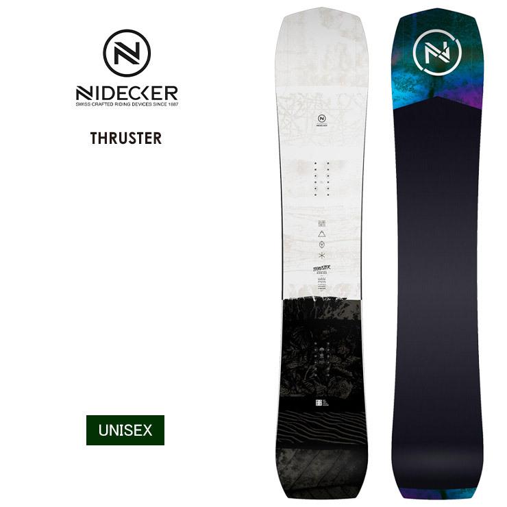 NIDECKER ナイデッカー THRUSTER スラスター 21-22 2022 スノーボード 板 メンズ :21021:モアスノー
