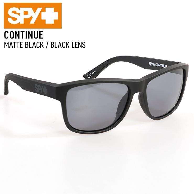 正規品 SPY スパイ サングラス CONTINUE コンテニュー MATTE BLACK マットブラック BLACK LENS 偏光レンズ