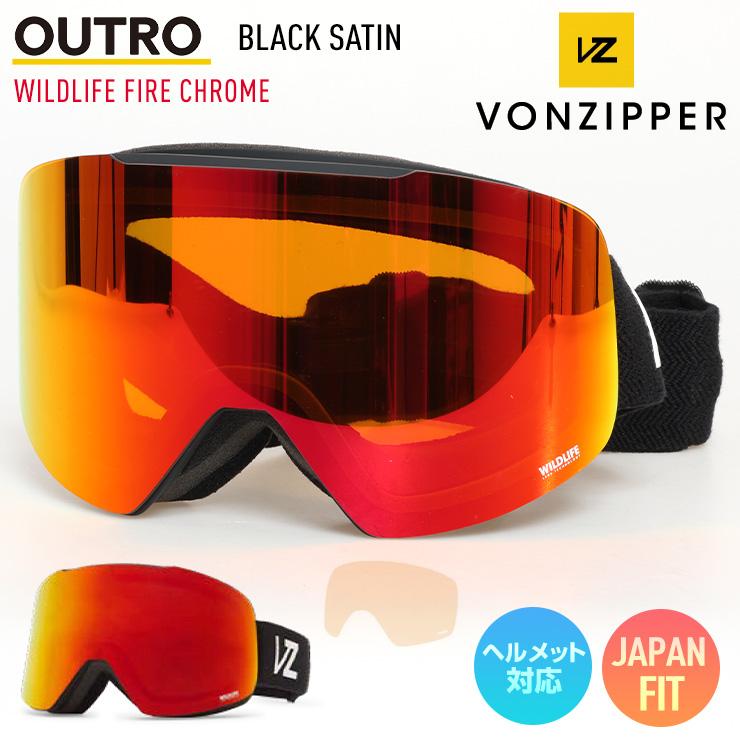 VONZIPPER 2026 ボンジッパー OUTRO スノーボード ゴーグル BFC BLACK