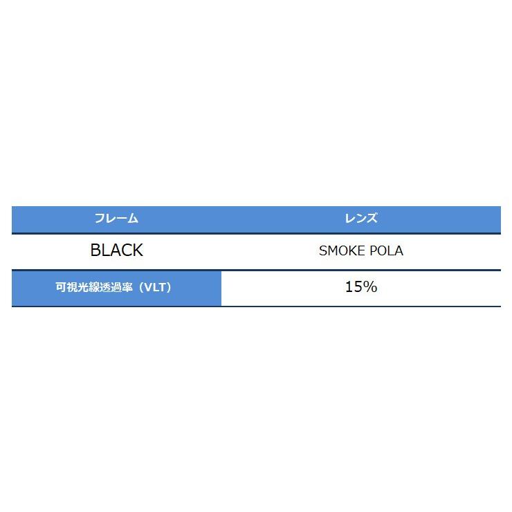 EDWIN エドウィン 偏光カバーグラス EDF-013-1 【BLACK】 SMOKE POLA 偏光 スポーツ タウンユース｜moresnow｜03