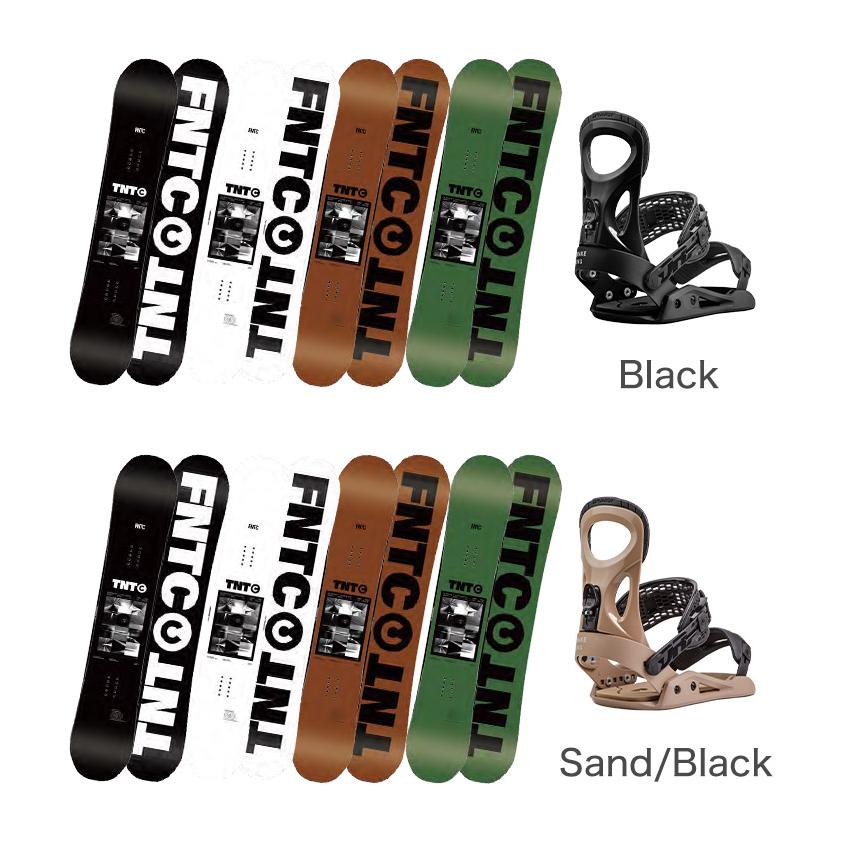 FNTC(FTWO)TNT 153cm × DRAKE KING ビンディング付 FNTC 取付無料 エフエヌティーシー TNT C スノーボード ＆ DRAKE KING