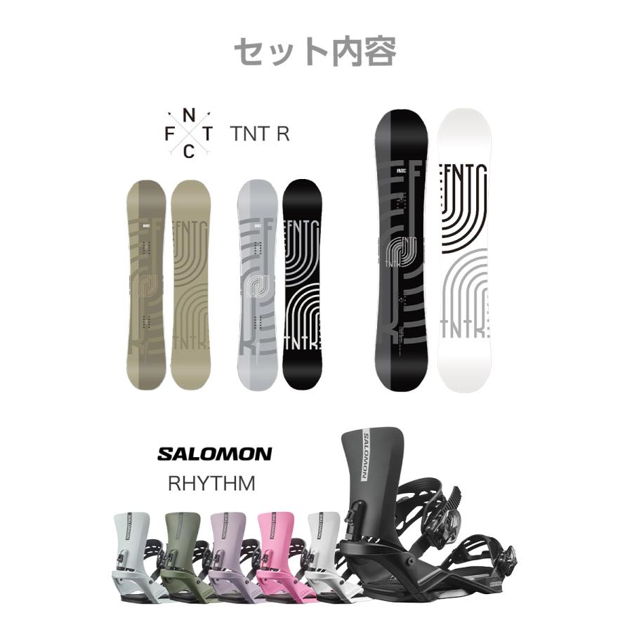 FNTC 取付無料 FNTC TNT R スノーボード ＆ RHYTHM バインディング 2点