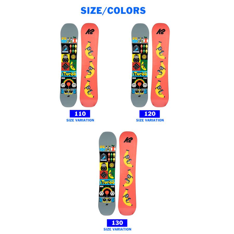 ☆キッズ☆【キッズ スノーボード2点セット】K2 ケーツー MINI TURBO 
