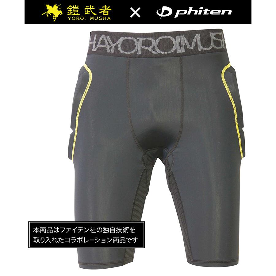 鎧武者 ヨロイムシャ ファイテン phiten x SHORT HIP PROTECTOR YM