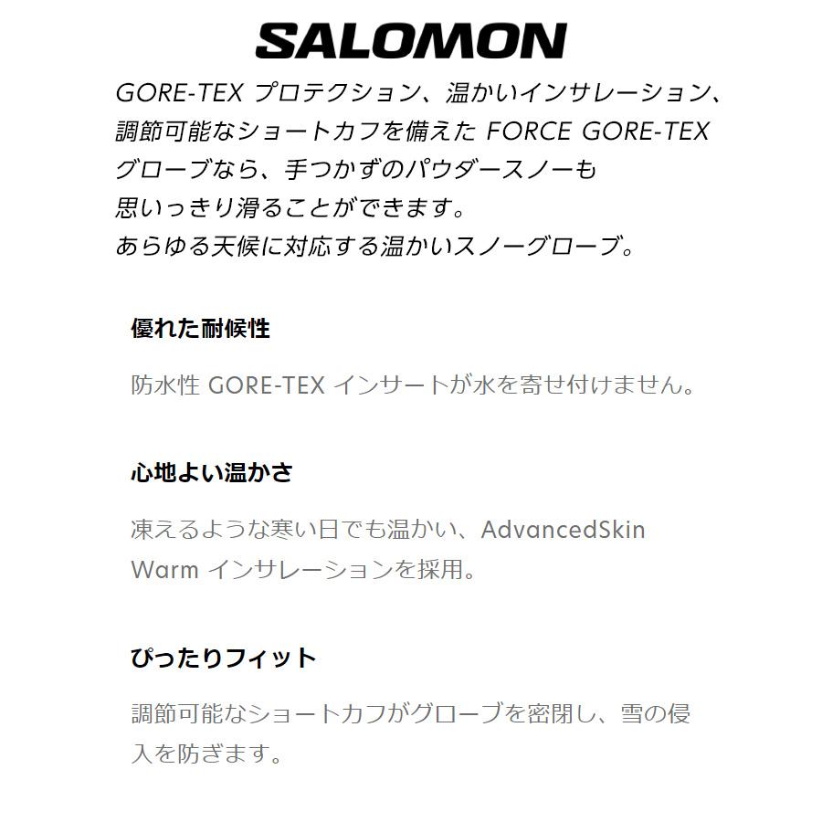 SALOMON（サロモン） 24-25 SALOMON FORCE GORE-TEX M スノーボード