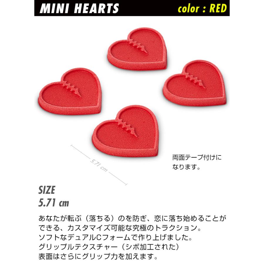 正規品 クラブグラブ CRABGRAB スノーボード デッキパッド MINI HEARTS