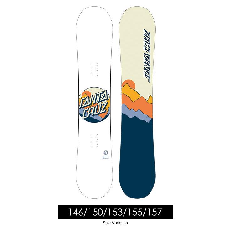 SANTA CRUZ スノーボード 156cm サンタクルーズ SANTACRUZ サンタクルーズ スノーボード板 スノーボード スノボー