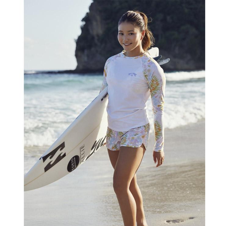 BILLABONG（ビラボン） レディース PEACEFUL PALMS RAGLAN LS RASH