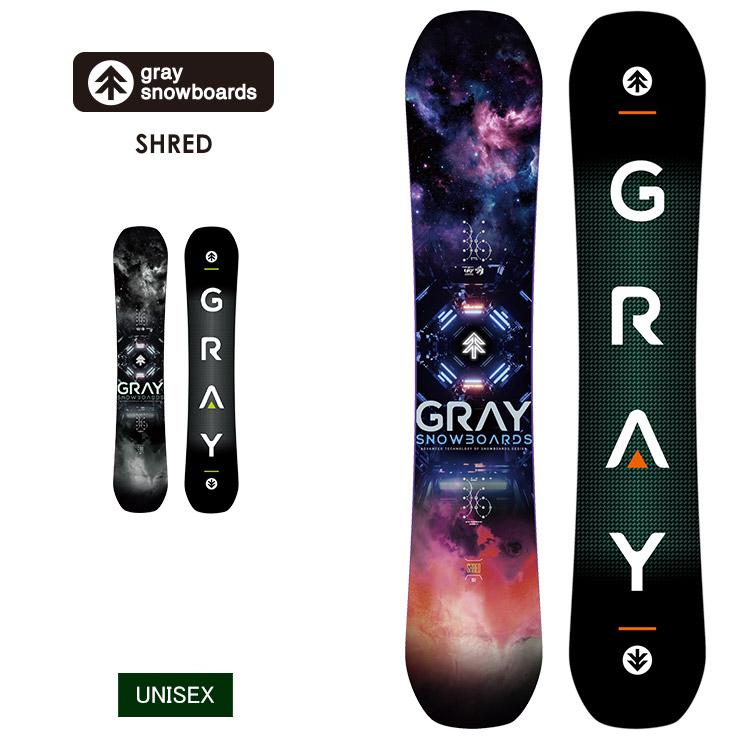 GRAY グレイ SHRED シュレッド 23-24 2024 スノーボード 板 メンズ