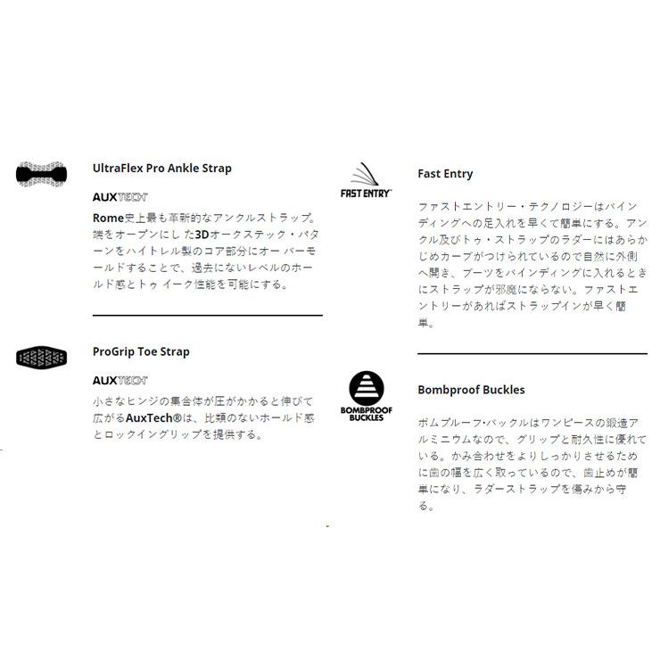 ROME SDS ROME ローム KATANA カタナ 24-25 スノーボード ビンディング