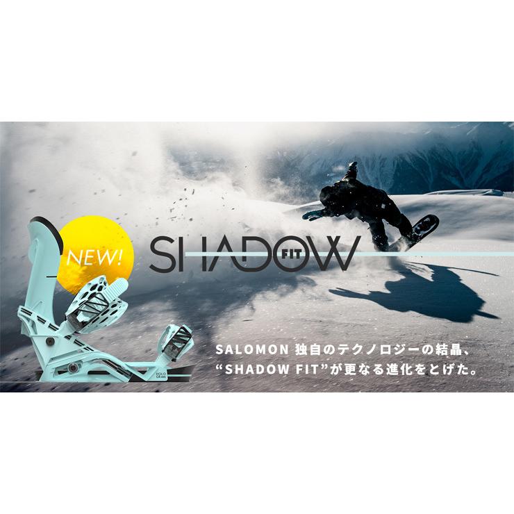 SALOMON サロモン HOLOGRAM ホログラム 21-22 2022 スノーボード ビンディング バインディング メンズ SHADOW