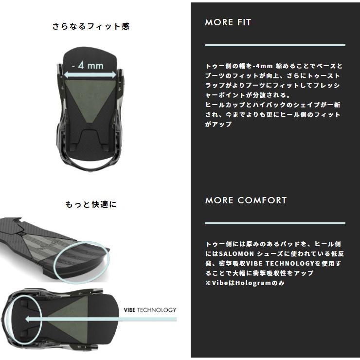SALOMON サロモン HOLOGRAM WOMEN ホログラムウーメン 21-22 2022 スノーボード ビンディング バインディング メンズ 
