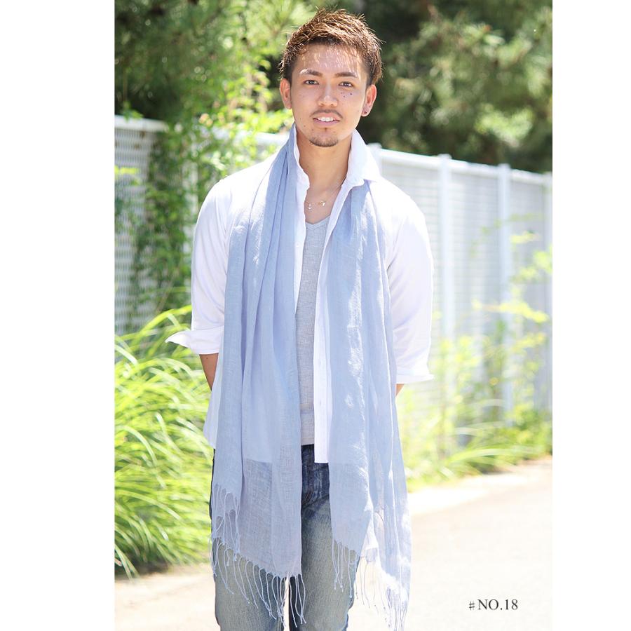 ストール 大判 メンズ 春 夏 薄手 スカーフ 麻 リネン 亜麻 100 天然繊維 ガーゼ タオル 無地 爽やか Uv 紫外線 冷房 対策 首元 軽い 軽量 ホワイトデー st1700 メンズストール専門店morestyle 通販 Yahoo ショッピング