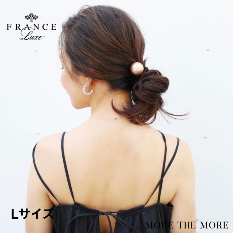 【完売・未使用品】フランスラックス　パールスクリューピン パール スパイラル スクリューピンL (クリーム/ゴールド