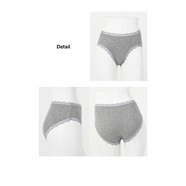 ショーツ レディース 5枚組 セット 綿 大きい人用 大きいサイズ レース