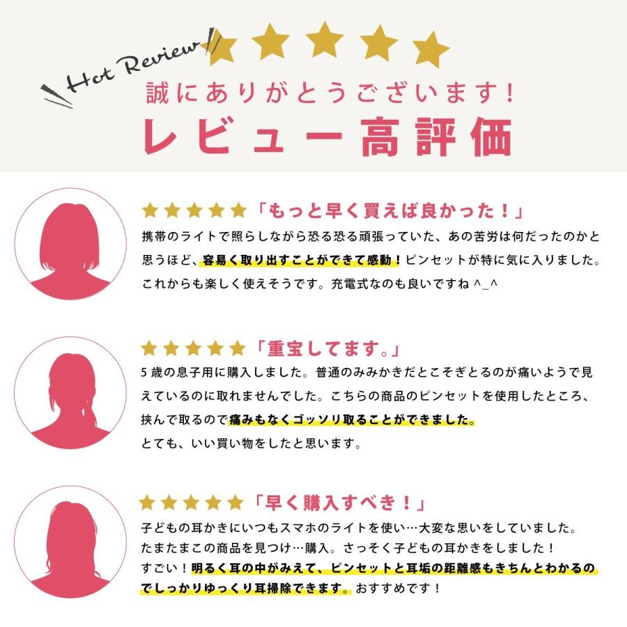 ＼1/3までクーポンで20％off／耳かき ライト ライト付き ピンセット usb 子供 充電 光る耳かき 耳掃除 道具 照明付き こども 子ども 便利グッズ 子育て |  | 02