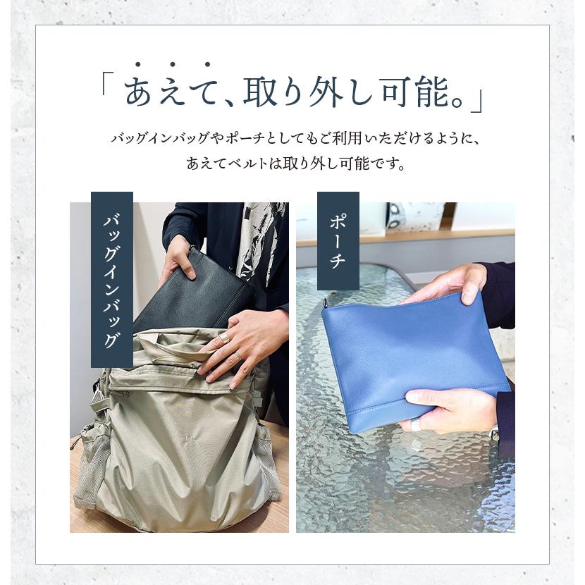 LASIEM ショルダーバッグ メンズ 本革 レザー サコッシュ 人気