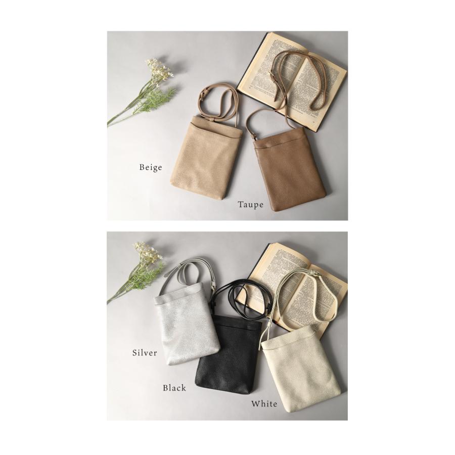 スマホポーチ レディース 本革 スマホショルダー おしゃれ 軽いバッグ サコッシュ 肩掛け 30代 40代 50代 ラシエム | LASIEM | 08