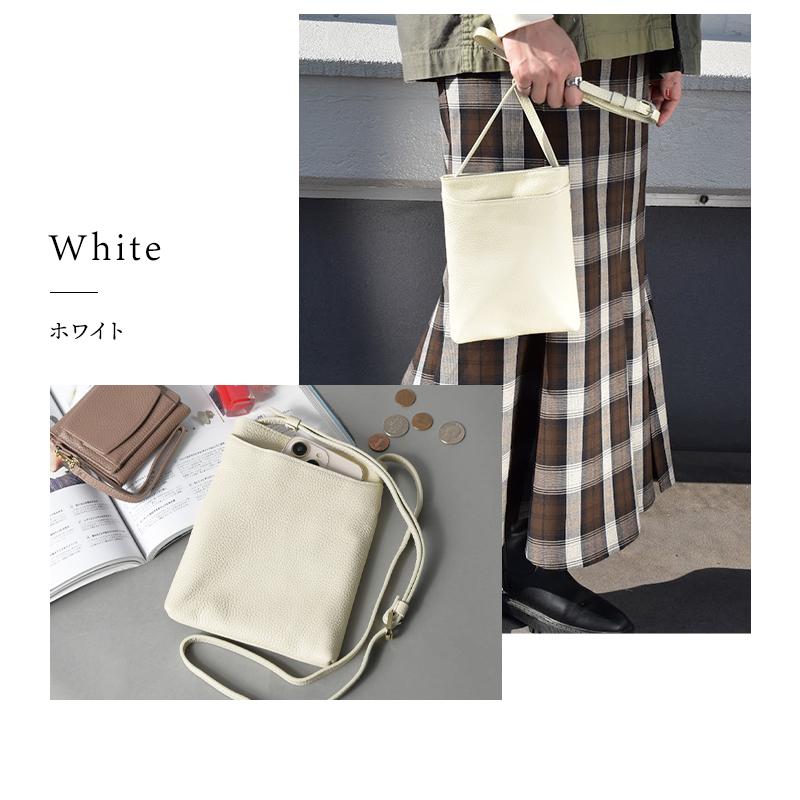 スマホポーチ レディース 本革 スマホショルダー おしゃれ 軽いバッグ サコッシュ 肩掛け 30代 40代 50代 ラシエム | LASIEM | 09