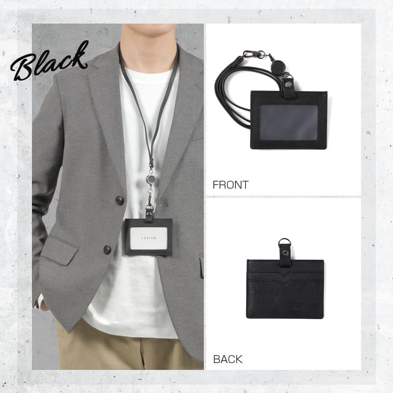 ＼1/3までクーポンで20％off／idカードホルダー メンズ 本革 レザー 革 首掛け カードケース 新生活 ブランド ラシエム | LASIEM | 10