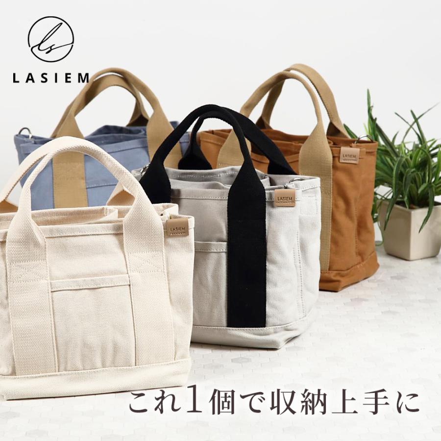 ショルダー付き 2way ミニトートバッグ レディース キャンバス ショルダー 3つ仕切り 小さめ ミニトート シンプル おしゃれ かわいい ランチ バッグ T モアバリューyahoo 店 通販 Yahoo ショッピング