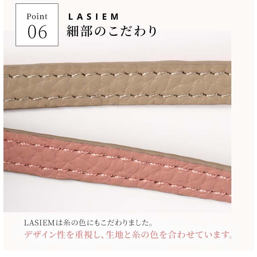 ＼1/3までクーポンで20％off／リールストラップ リール付き おしゃれ 丈夫 キーホルダー ストラップ リール 伸びる 定期 本革 パスケース ラシエム | LASIEM | 18