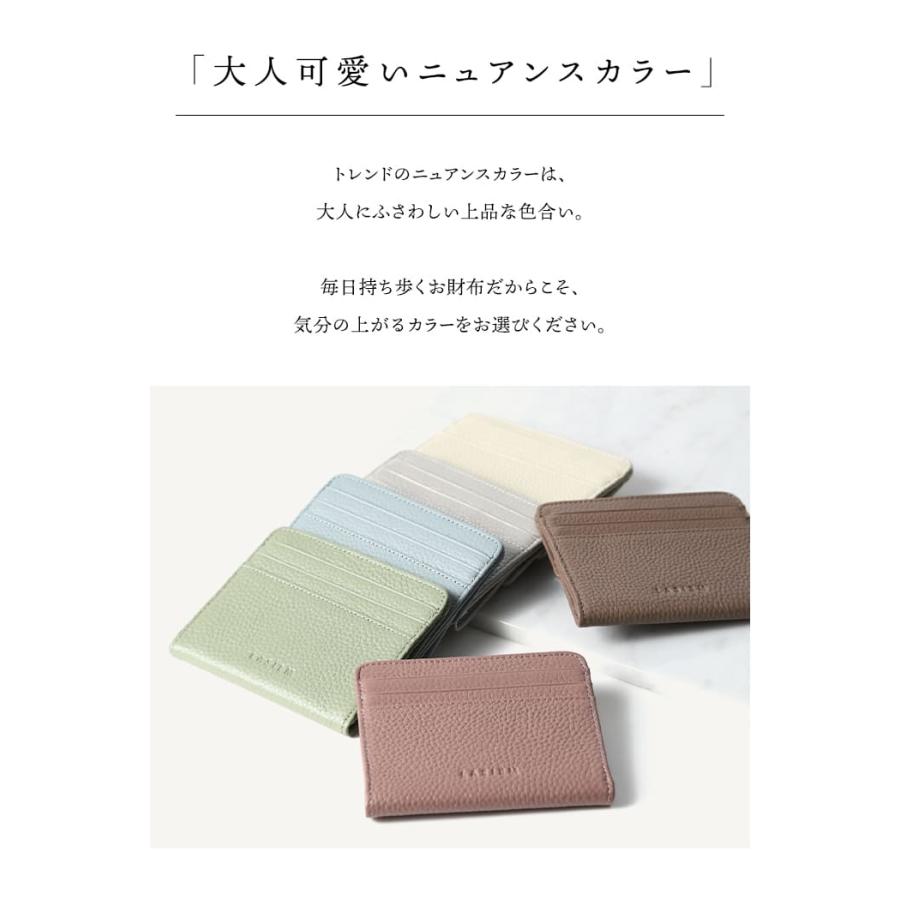 ＼1/3までクーポンで20％off／ミニ財布 レディース 本革 薄い財布 ブランド プチプラ 小銭入れ カード収納 かわいい おしゃれ 30代 40代 50代 ラシエム | LASIEM | 22