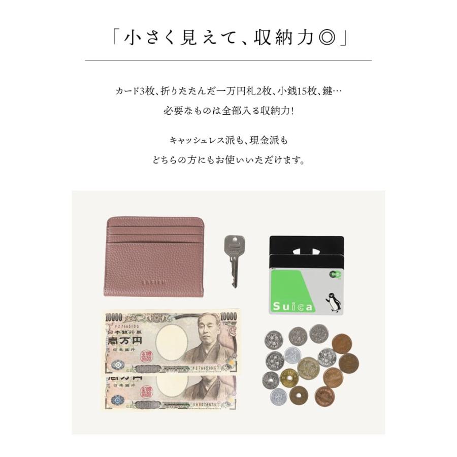 ＼1/3までクーポンで20％off／ミニ財布 レディース 本革 薄い財布 ブランド プチプラ 小銭入れ カード収納 かわいい おしゃれ 30代 40代 50代 ラシエム | LASIEM | 15
