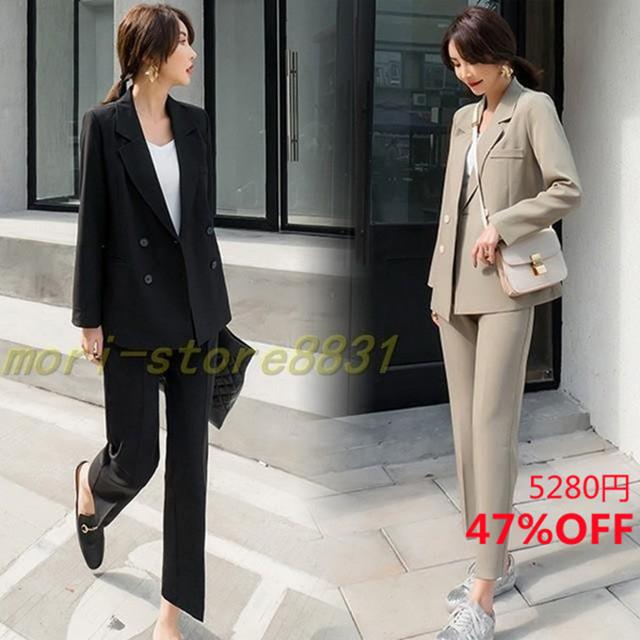 スーツ レディース 上下2点セット フォーマル 秋 スーツ ブラック パンツスーツ 代 30代 40代 通勤 Ol 通学 オフィススーツ テーラードジャケット 上品 21fuw 森商店 通販 Yahoo ショッピング