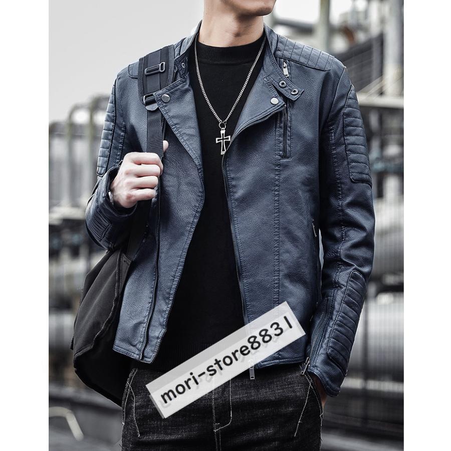 レザージャケット バイクジャケット ライダースジャケット Puレザー バイクジャケット 革ジャン Gジャン 裏ボア 裏起毛 耐磨 防風 バイク用品 おしゃれ 春夏秋冬 Py211 01 森商店 通販 Yahoo ショッピング