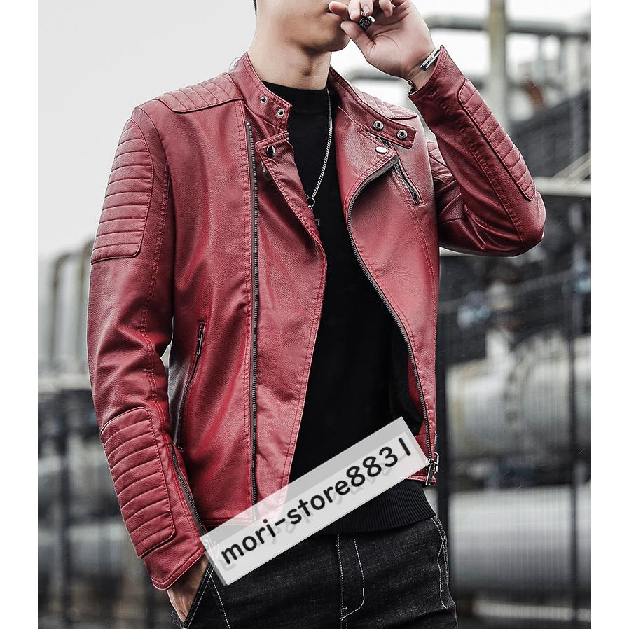 売れてます レザージャケットメンズレザービジネスカジュアル革アウターライダースジャケット代30代40代メンズファッションおしゃれかっこいい春夏秋冬人気流行 アウター Www Abtrs Com