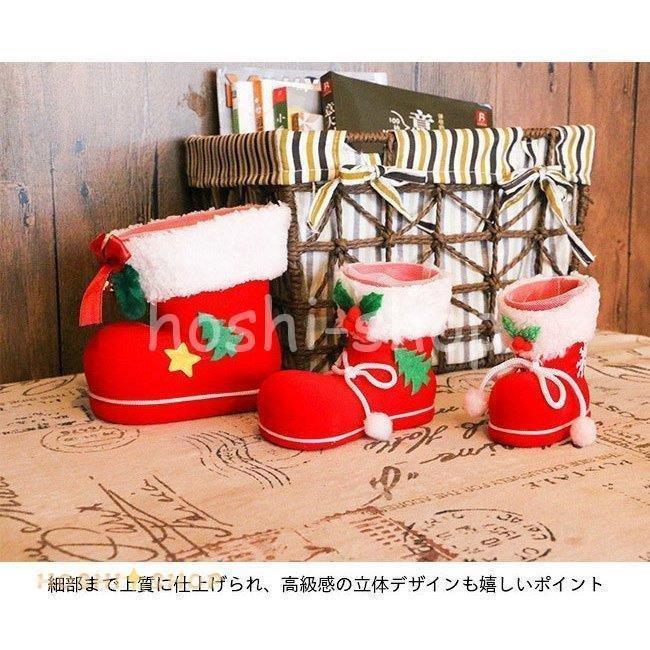 クリスマスストッキング 置き物 クリスマス 装飾 デコレーション キャンディーボックス お菓子入れ 小物入れ お菓子収納 キャンディー収納｜mori-store8831｜10