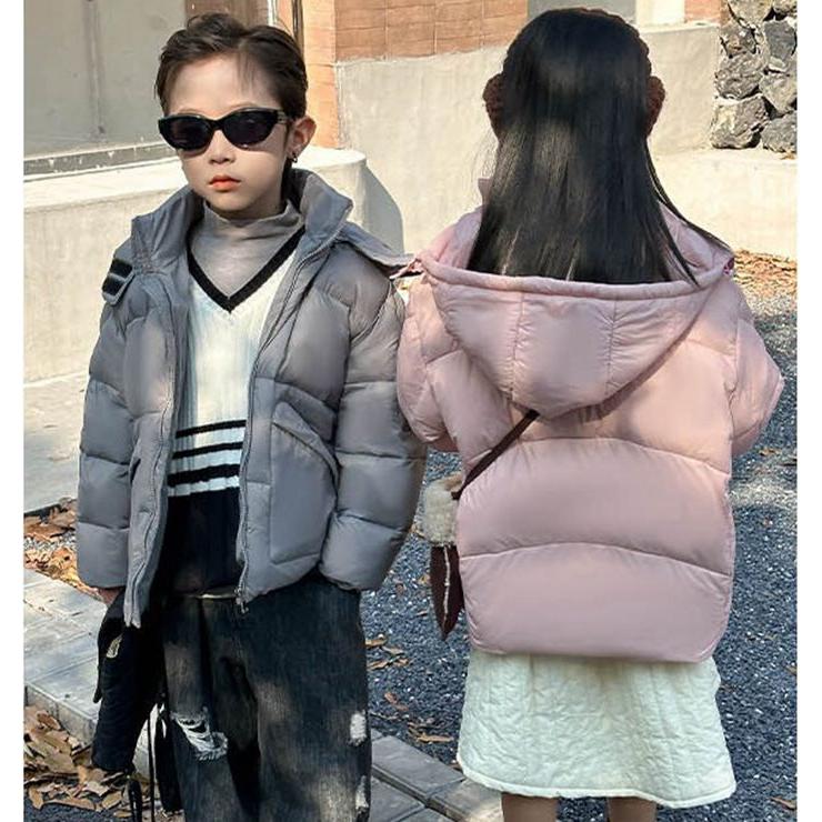 ダウンコート ロング丈 キッズ 韓国子供服 男の子 女の子 冬服 子供コート ダウンジャケット キッズコート ロングコート フード付き｜mori-store8831｜06