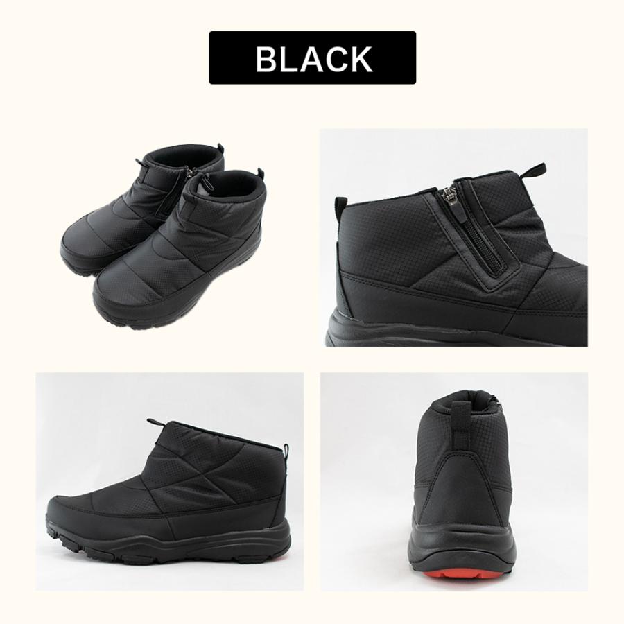 EDWIN（エドウィン） 冬靴 メンズ 防寒ブーツ ショート 防水 スノー