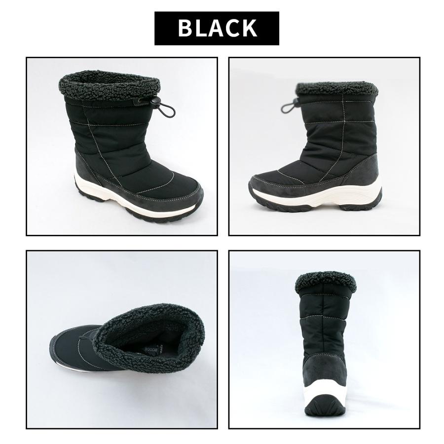 Woods（ウッズ） スノーブーツ レディース 防寒ブーツ 防水 ボア