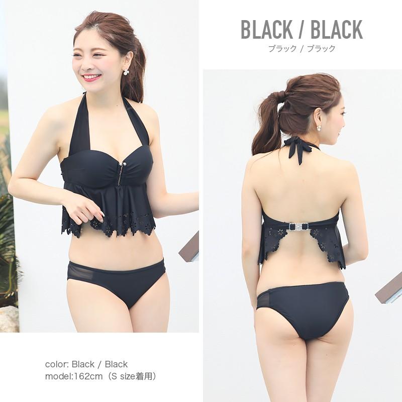 水着レディース 大きいサイズ ビキニ水着 体型カバー 盛り胸 パッド付き ワイヤーあり バストアップ Swim 404 もりっちゅストア 通販 Yahoo ショッピング